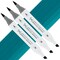 Artfinity Sketch Marker Sets - Set of 3 - Aquamarine BG1-7, Vibrant, Professional, Dye-Based Alcohol Markers for Artists, Drawing, Travel, & More